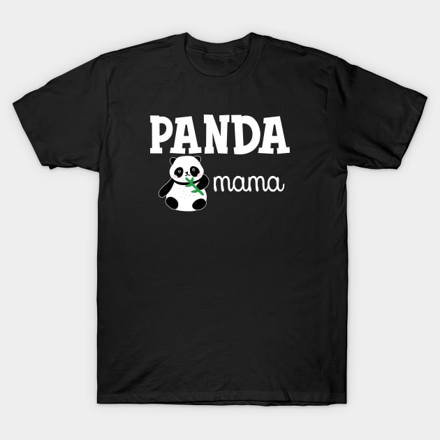 Panda Mama T-Shirt by KC Happy Shop